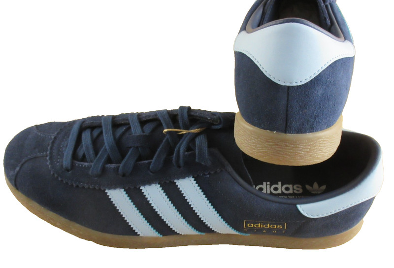 Adidas Originals Men's STADT Suede Indigo Navy Gum Sneakers Size 10.5 JQ9008 gallery
