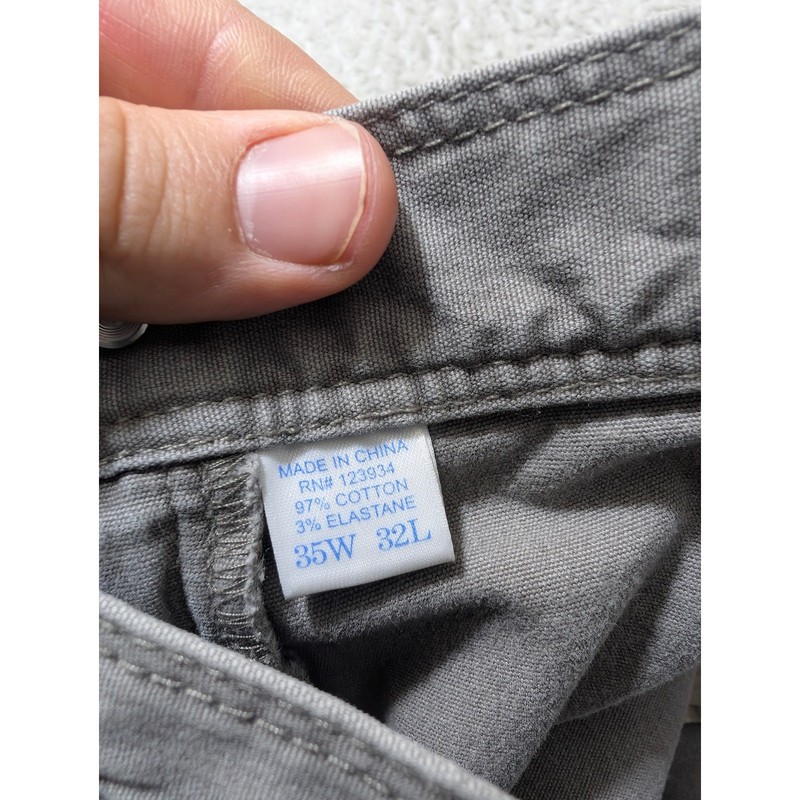 Southern Tide Pants Mens 35/32 Grey RT-7's Stretch Chino 5 pock gallery