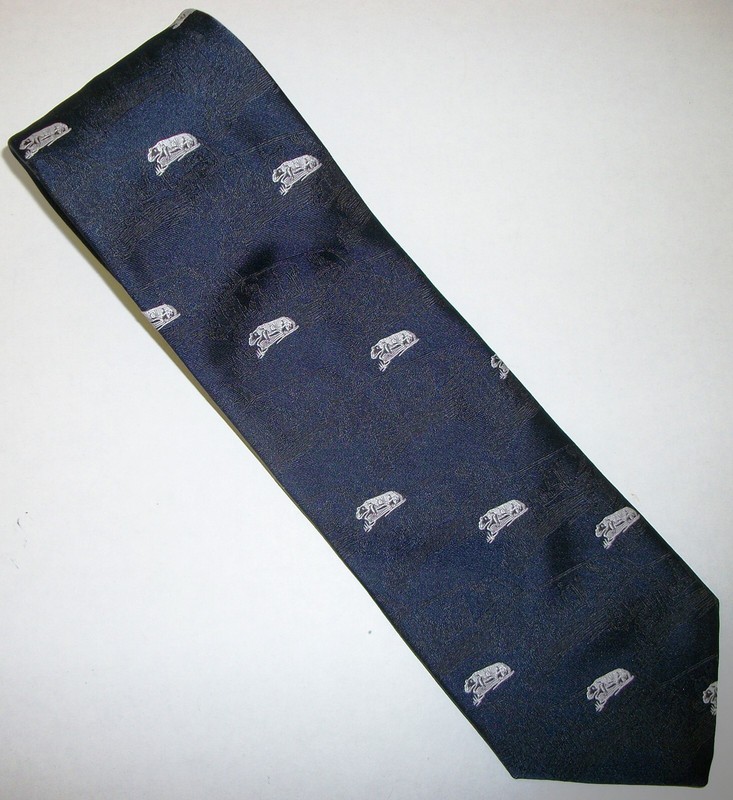 Penn State Nittany Lions Navy Blue Textured Neck Tie 56″ Long x 3.75″ W (E401)