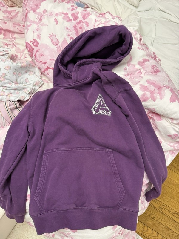 Palace Skateboards Tri Bagel Hoodie Maroon 100% Cotton, S Small gallery