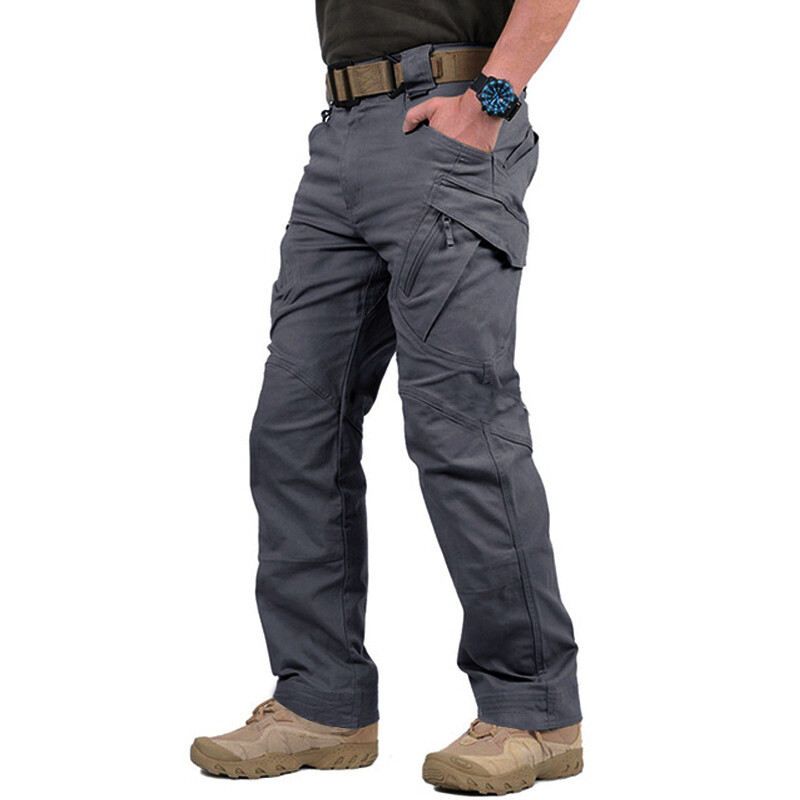 US Men Tactical Cargo Pants Soldier Straight-fit Work Combat Trousers Outdoor AA gallery