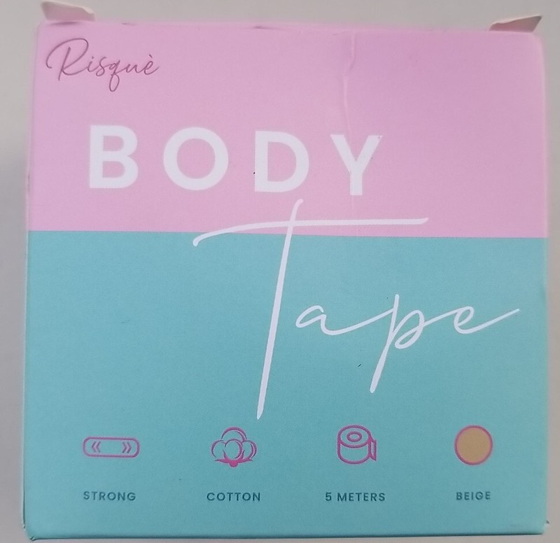 Risque Body Tape Breathable Stretch Latex Free Hypoallergenic Sweat Resistant