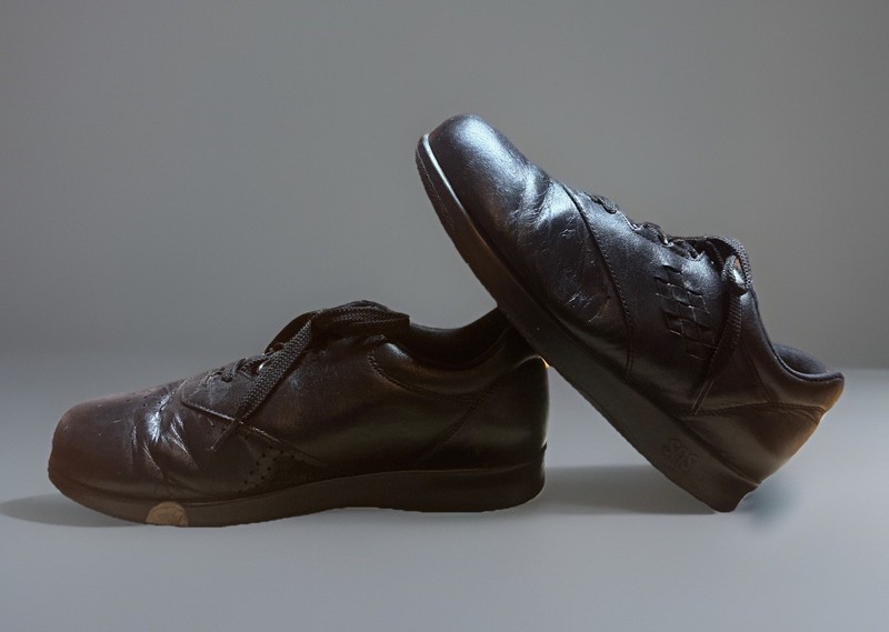 SAS Free Time Walking Shoes Women’s Size 7.5W Black Leather Ultra Comfort