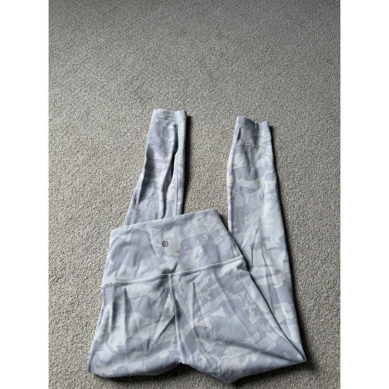 Lululemon Wunder Under Sz 2 High-Rise Tight 25″ *Luxtreme Incognito Camo Grey