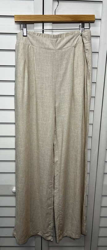Thread & Supply High Rise Wide Leg Linen Blend Pants Women’s Size Large NWOT
