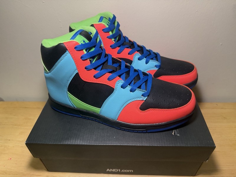 AND1 Slam Mid TPR AD90206MBOA – Men’s Size 10.5 – Athletic Basketball Shoes