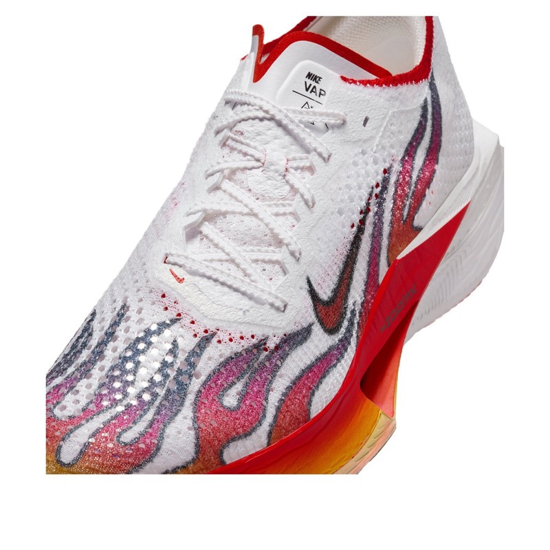 NIKE ZoomX Vaporfly Next% 3 PRM Flames Running Shoes Mens 10 White/Red HQ3504100 gallery
