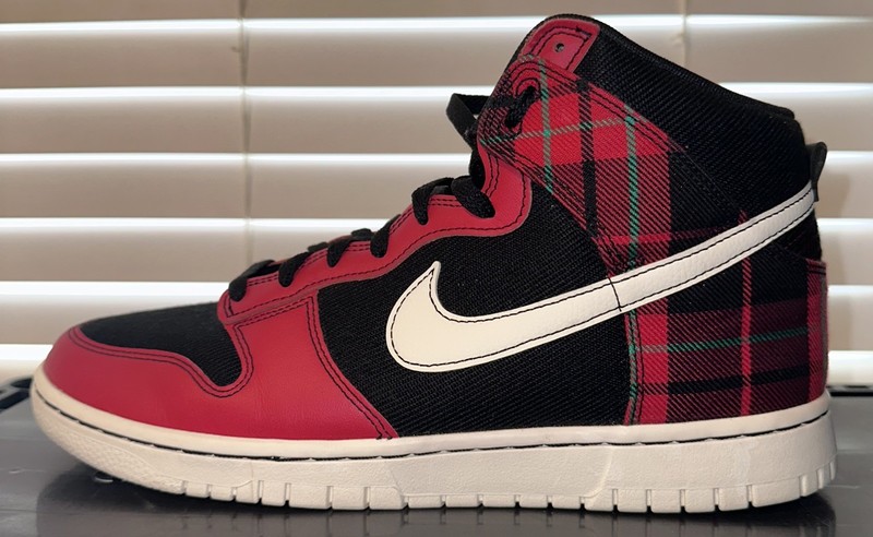 “Ex Cond” Sz 11 Nike Dunk High SE Tartan Plaid 2023 DV0826-001