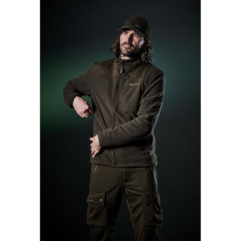 Deerhunter Mens Muflon Pro Fleece Jacket Art Green Sizes Small To 4XL gallery