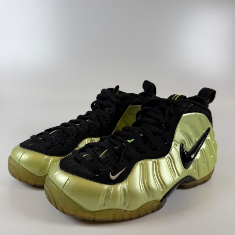 Nike Air Foamposite Pro Electric Green Black 624041-300 Mens Size 7.5