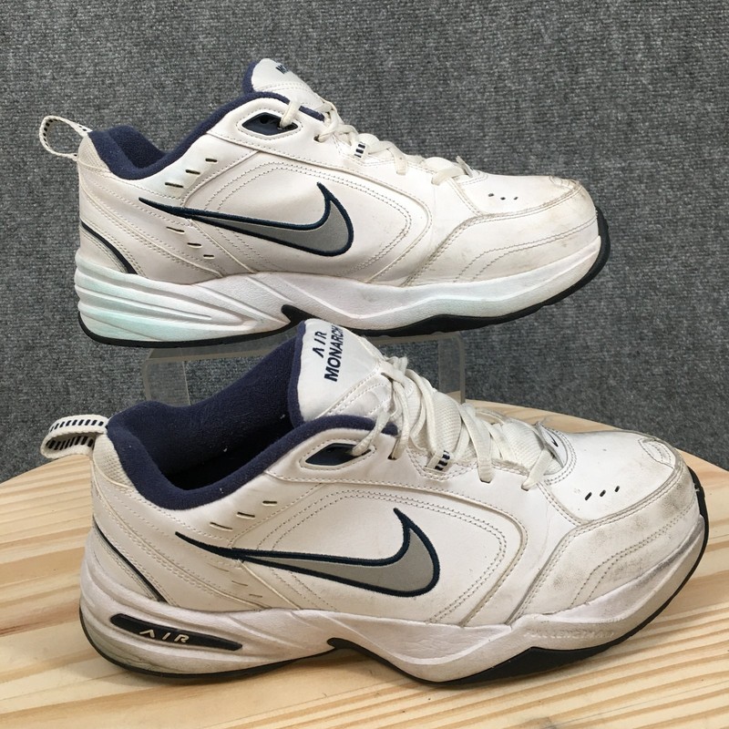 Nike Air Monarch IV Shoes Mens 11 Athletic Sneakers Lace Up 416355-102 White