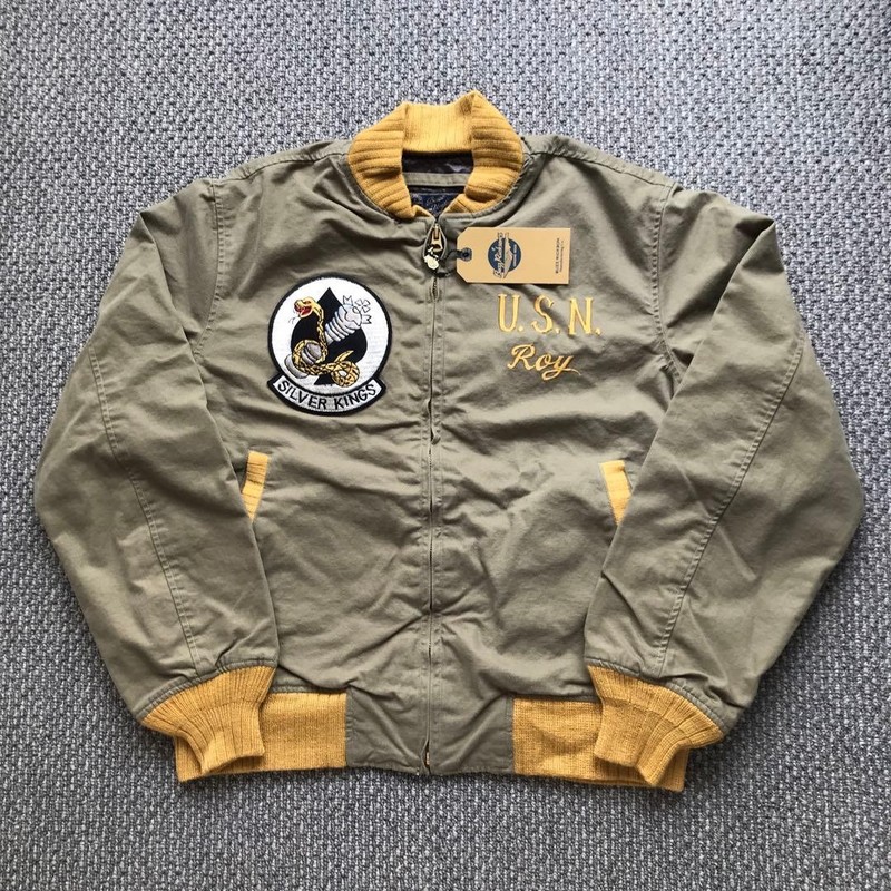 Buzz Rickson’s Tour Jacket Embroidered Military Style Size 38 Japan BR11509