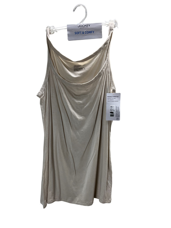 Jockey Cami Women’s Size Large Off White Super Soft Modal Blend Stretch
