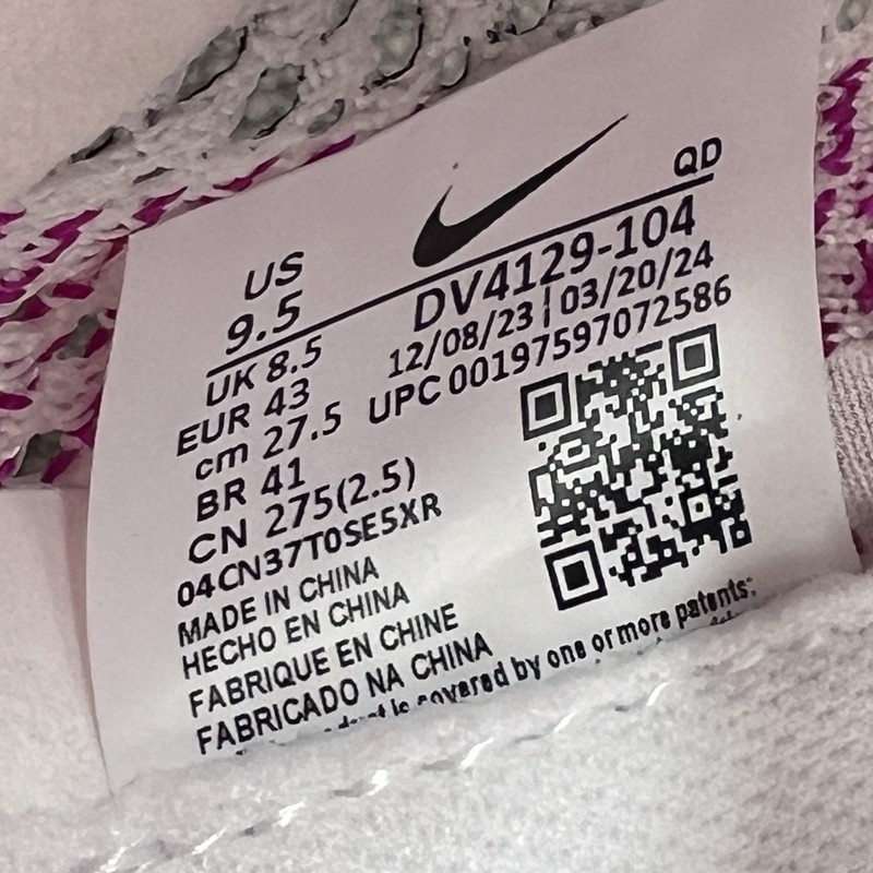 Nike Zoomx Vaporfly Next% 3 White Black-Vivid Purple DV4129-104 Mens Size 9.5 gallery