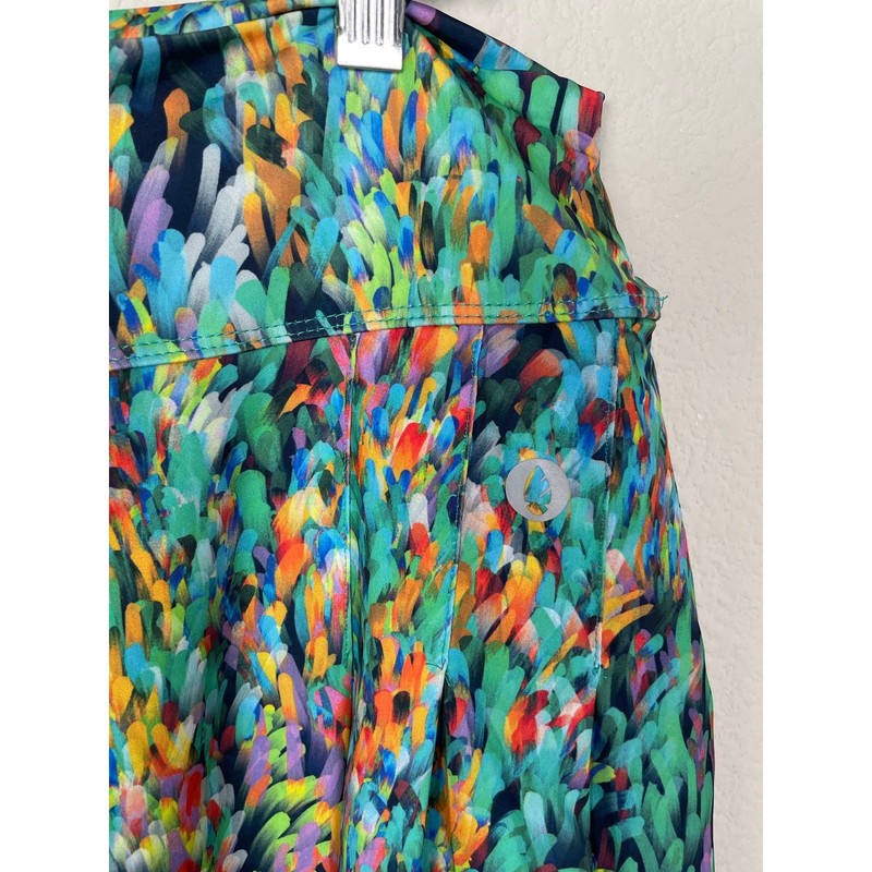 Dona Jo Green Multi Golf Tennis Athletic Skort 4 (XXL) gallery