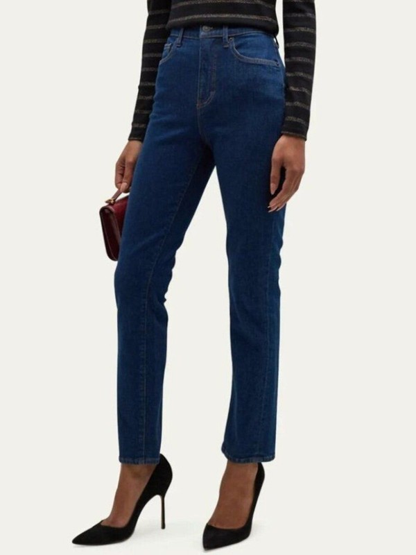 Veronica Beard Jeans Alenah Straight Leg Jeans