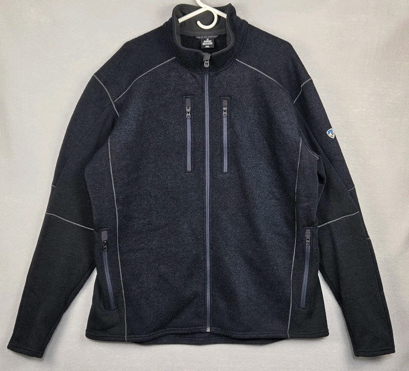 Kuhl Interceptr Full Zip Fleece Jacket Mens Sz XXL Dark Navy EUC