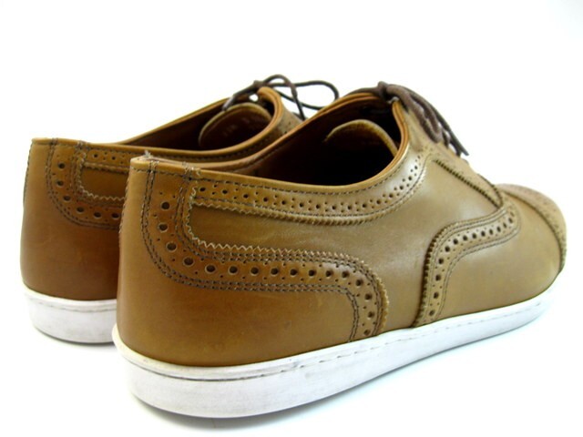 Allen Edmonds "STRAND" Men's Casual Cap-Toe Oxford Sneakers 11.5 D Walnut(421N) gallery