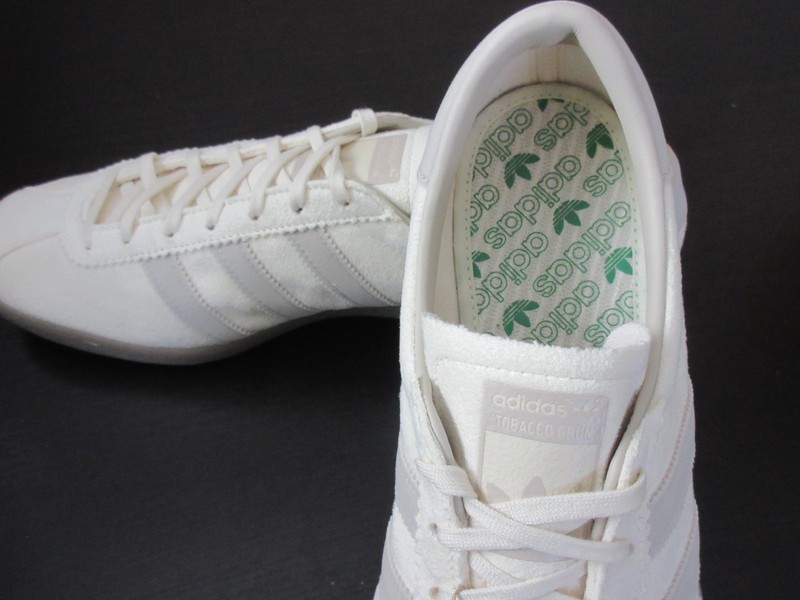 Adidas Men's Tobacco Gruen Cream Bliss White Suede Sneakers Size 9.5 NIB GX6940 gallery