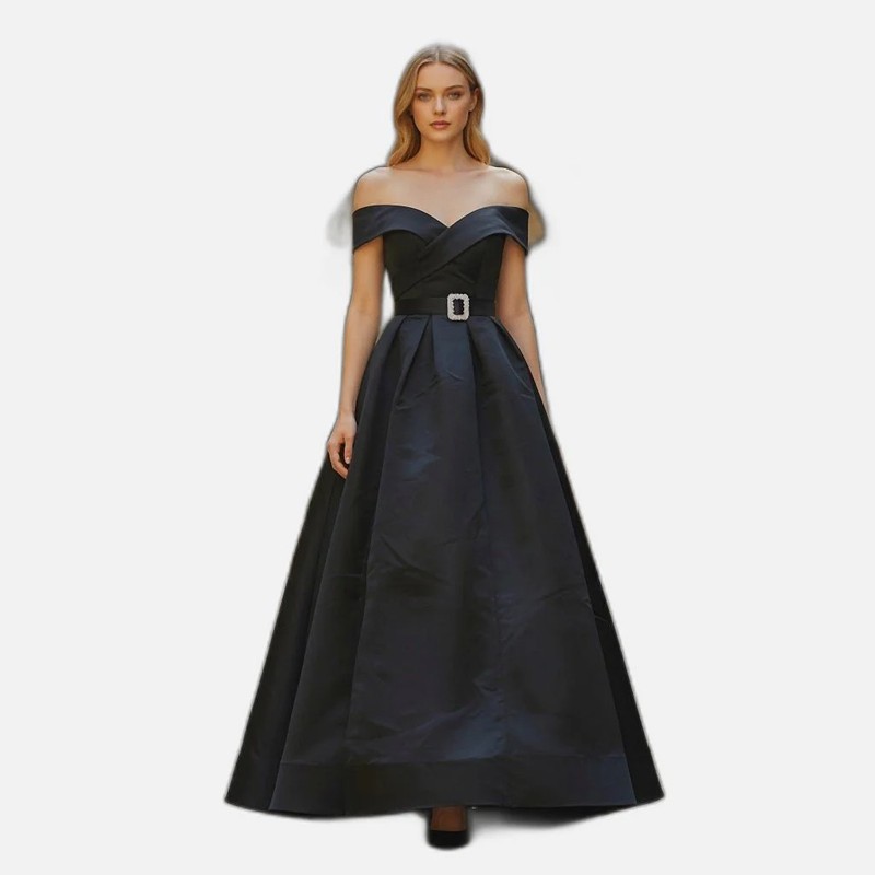 Chic & Sassy Off-Shoulder Evening Delight gallery