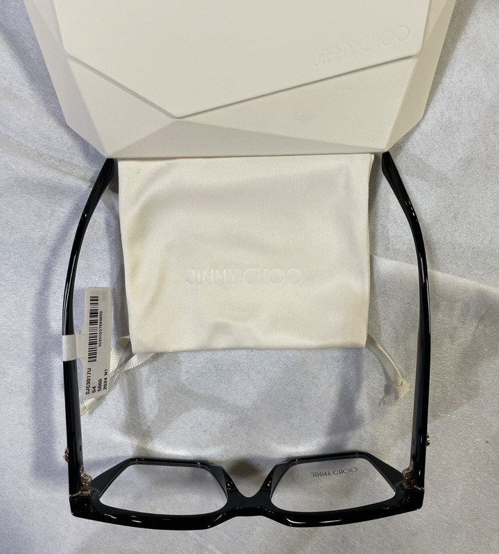 Jimmy Choo JC3017U Shape: Cat Eye Color: Black Demo Lens New with Tags gallery