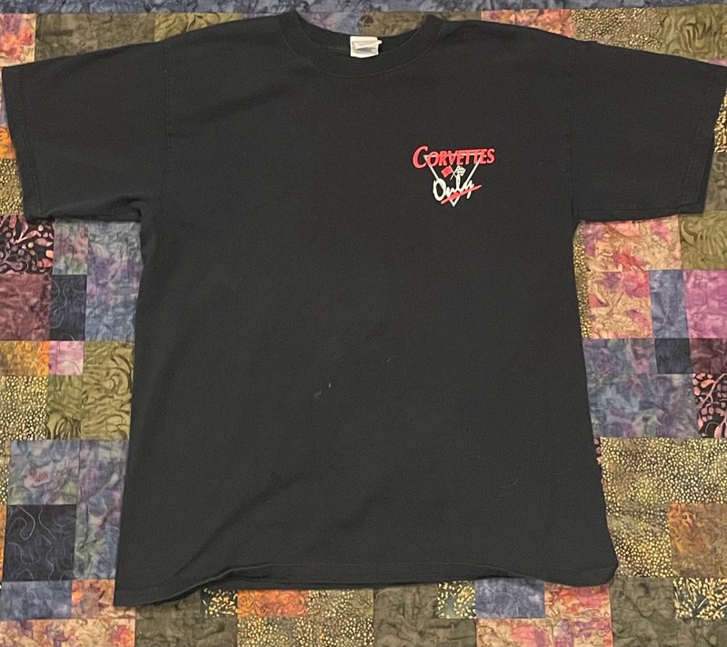 Vintage 2000s Corvettes Only Graphic T-Shirt