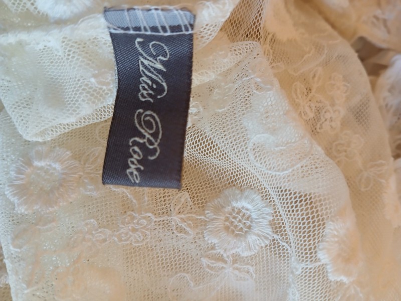 Miss Rose Sister Violet Lace Slip Dress gallery