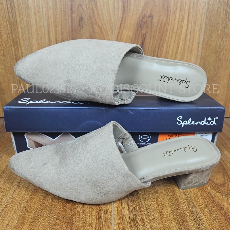 SPLENDID Women’s Laylai Slide Mules ~ Tan ~ Various Sizes