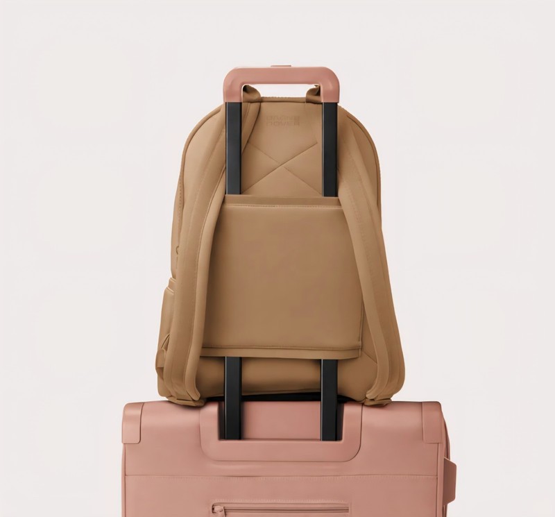 🌸Brand New NWT Dagne Dover Large Dakota Neoprene Backpack in Dune🌸 gallery