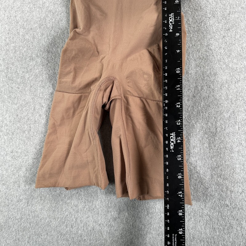 Spanx Shapewear Shorts Womens Small Brown High Waisted Power Series Slimming gallery