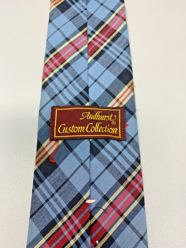 Andhurst Custom Collection Multicolor Plaid Tie gallery