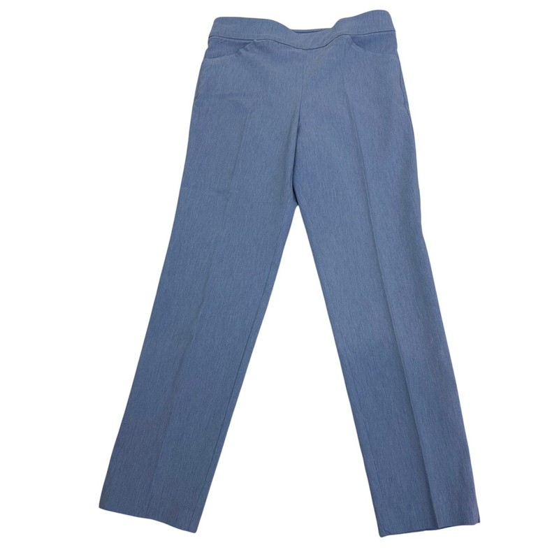 Counterparts Women’s Light Blue Pull On Pants Medium Rayon Nylon Elastic Waist