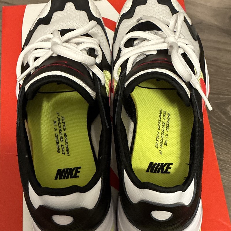 Nike Black/White/Red/Neon Yellow Colorblock Low Top Lace Up Sneaker gallery