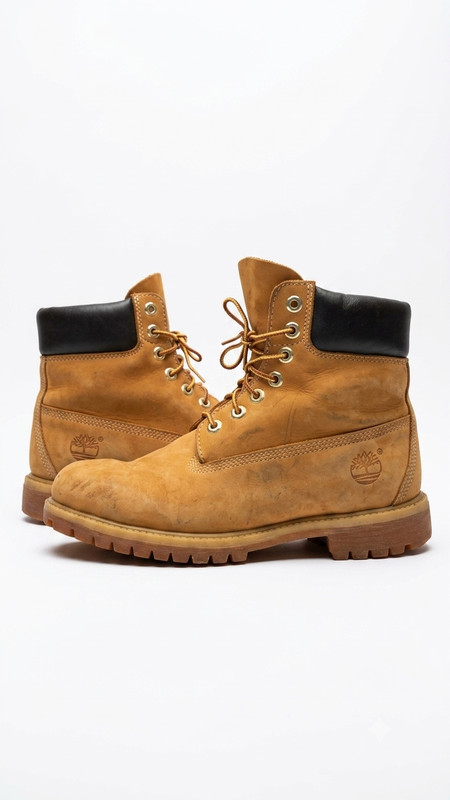 Timberland 6″ Premium Waterproof Men’s Boot – Wheat Nubuck, US 8.5
