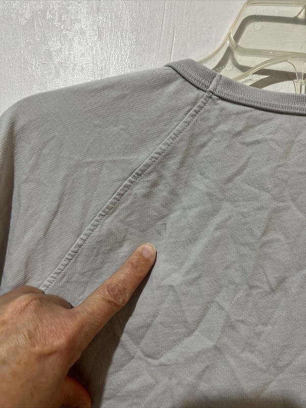 Form & Thread T Shirt Mens XL Beige Gray Short Sleeve Crew Basic Flaws gallery