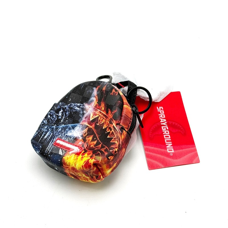 *NEW* SPRAYGROUND Fire & Ice Shark Keychain Purple (910K7943NSZ) 👍