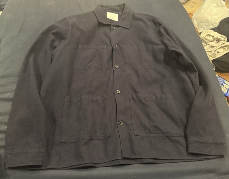 form thead organic Cotton Shirt In Dark Blue XXL
