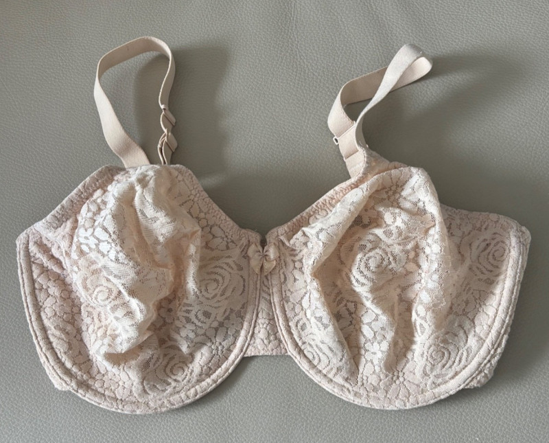 WACOAL – HALO – LACE UNDERWIRED MOULDED – BEIGE BRA – 851205 – UK 36 F /EU 80G