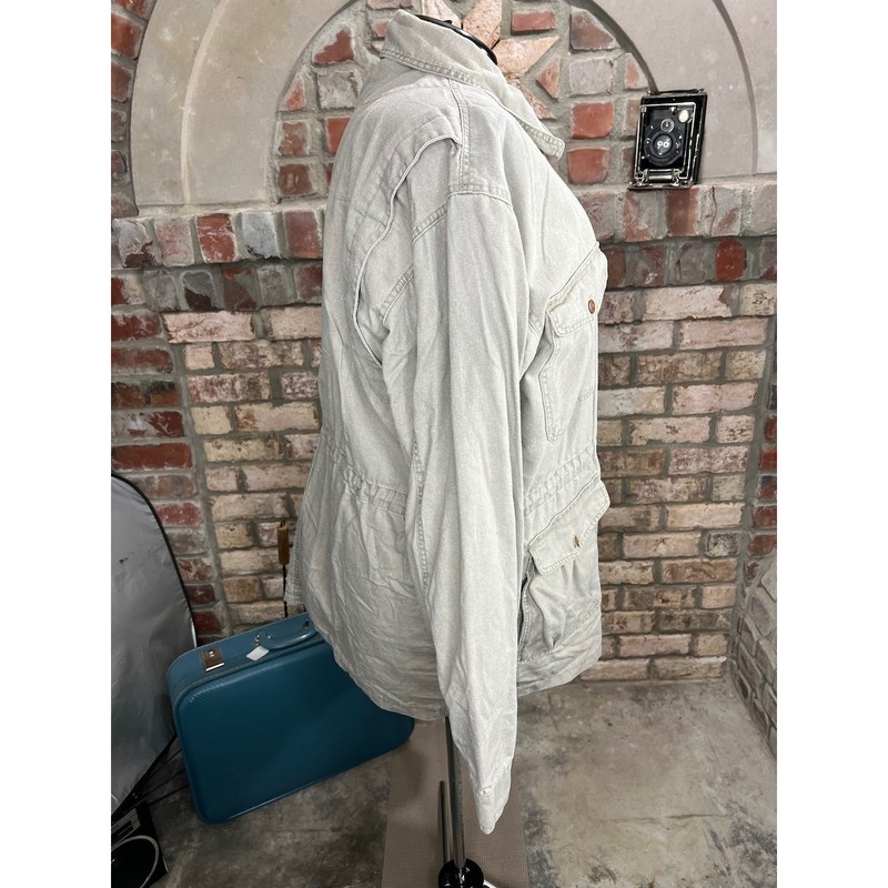 utility jacket vintage safari style khaki gallery