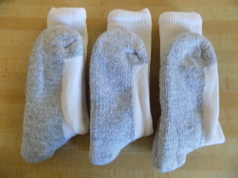 6 PACK COSTCO HEAD POWER CUSHIONED SOCKS ( SIZE 12+ ) WHITE MEN'S CUSHION NWOT gallery