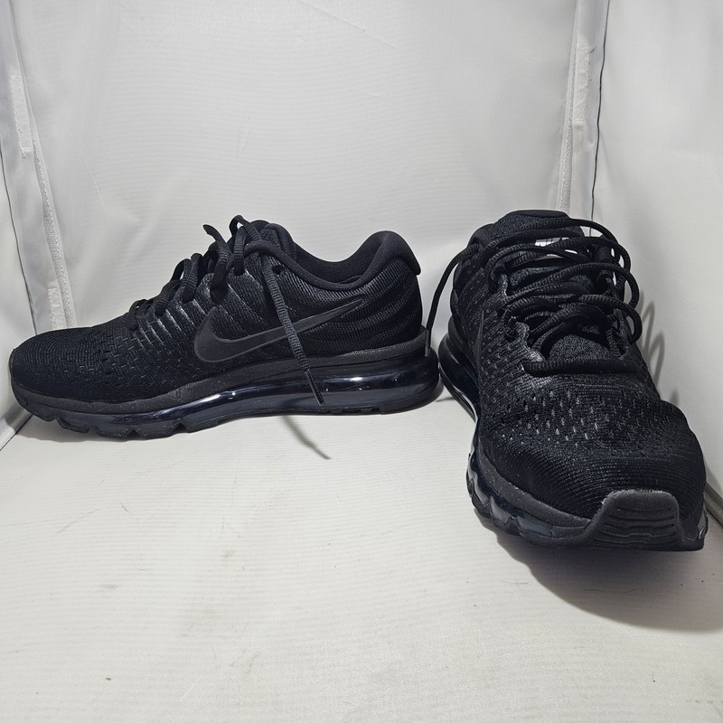 Nike Air Max 2017 Men’s Size 6.5 Low Triple Black 849559-004