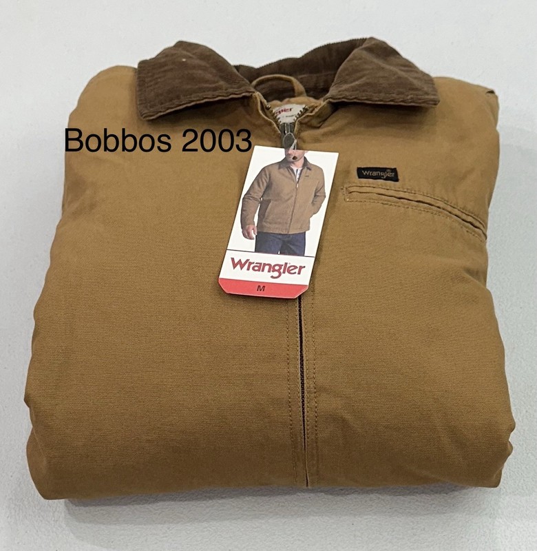 Wrangler Man’s Canvas Work Jacket, Brown, Size M