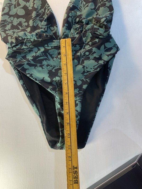 Maaji Jade Safari Reversible One Piece Swimsuit Black Green NWT Size Unknown gallery
