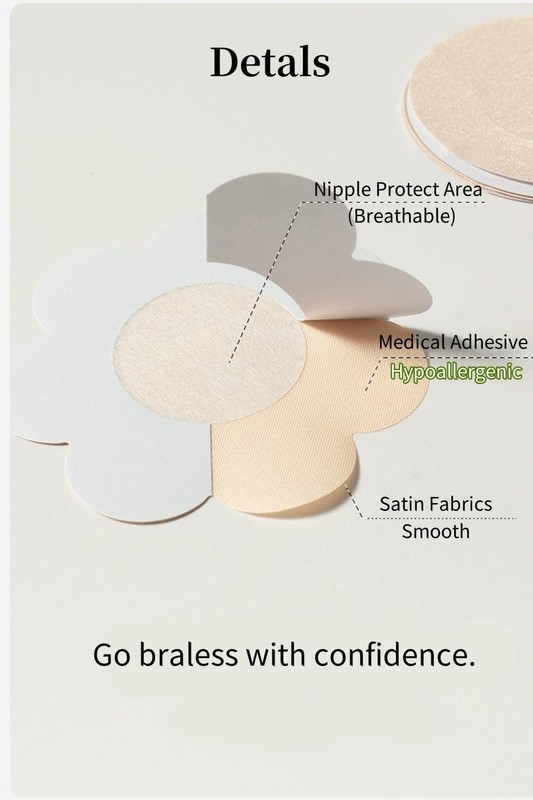 Disposable Hypoallergenic No Show Nipple Covers For Women Breastfeeding gallery