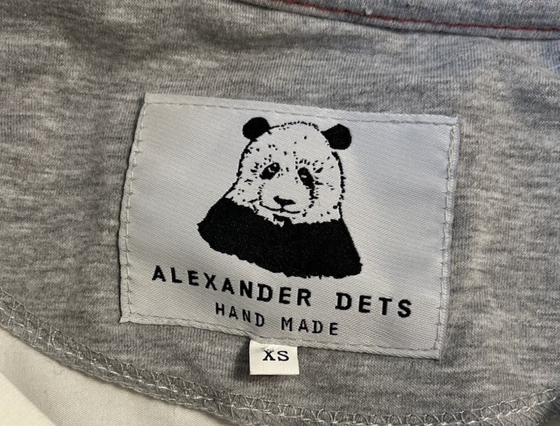 ALEXANDER DETS Hand Painted Panda Original Art Women’s XS gallery