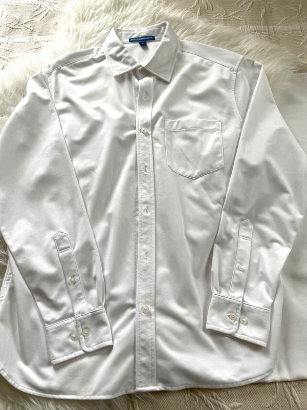 Men’s Port Authority Knit Button Down Shirt Size M NWOT