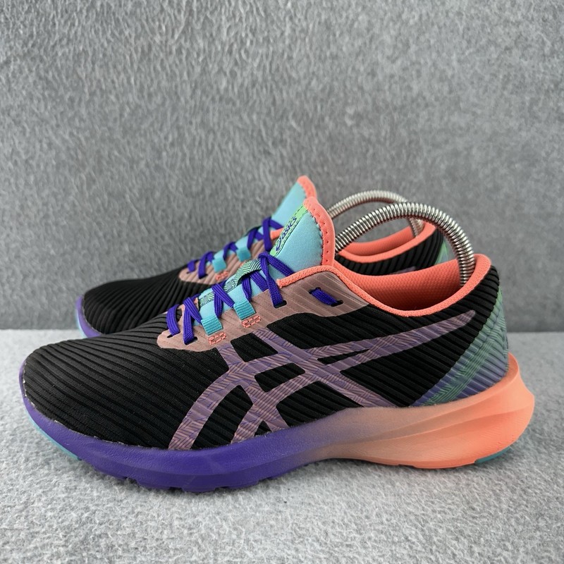 Asics Versablast Women’s Size 8.5 Black Coral Purple Walking Running Shoes