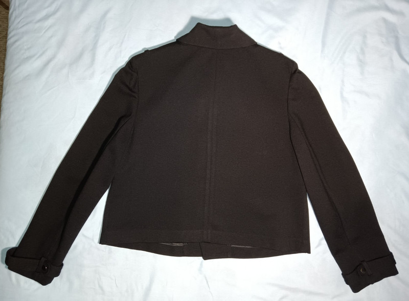 Chicos 2 Woman's Military Inspired 2 Tier Blazer Ponte Knit Jacket Lined gallery