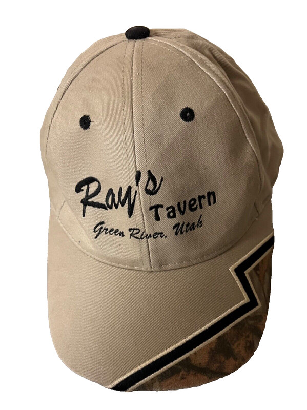 OC Baseball Cap Ray’s Tavern Green River Utah Camouflage Khaki