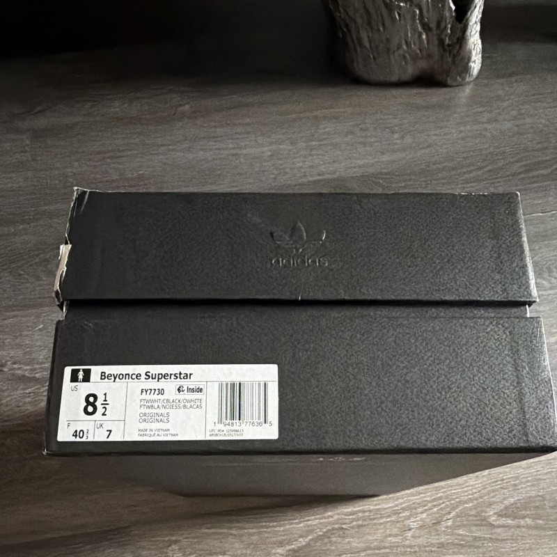 adidas Ivy Park x Beyoncé Superstar Platform Low Top Sneaker White/Black FY7730 gallery